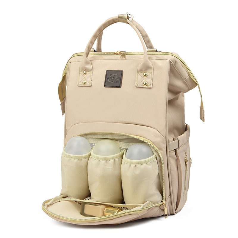 Portable High Capacity Maternity Backpack – Waterproof Oxford Cloth Baby Bag
