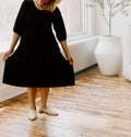 Tiered Maternity Breastfeeding Dress