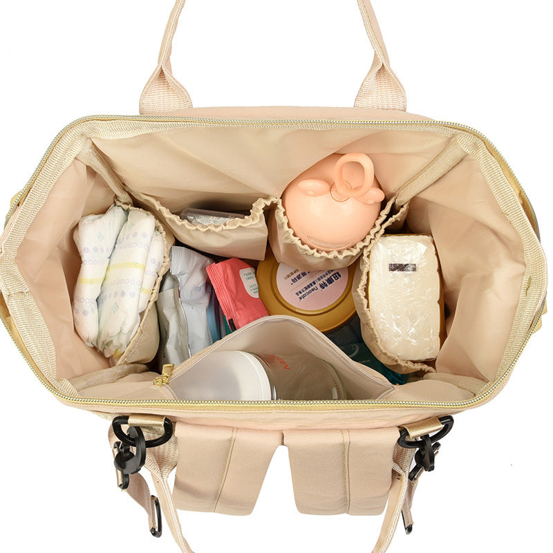 Portable High Capacity Maternity Backpack – Waterproof Oxford Cloth Baby Bag