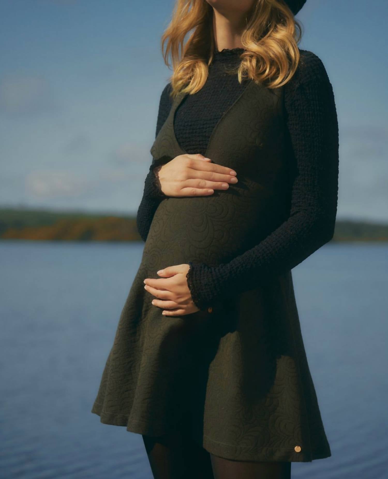 Charlotte Maternity And Nursing Pinafore Dress
