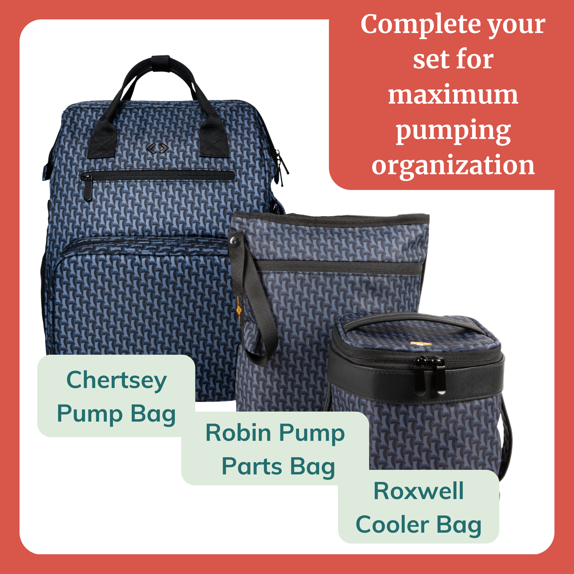 Breast Pump Bag Backpack - Chertsey