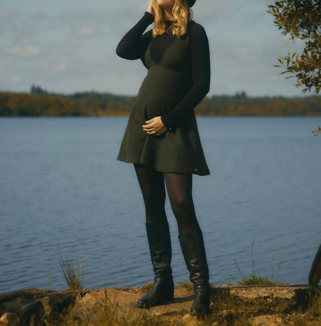Charlotte Maternity And Nursing Pinafore Dress