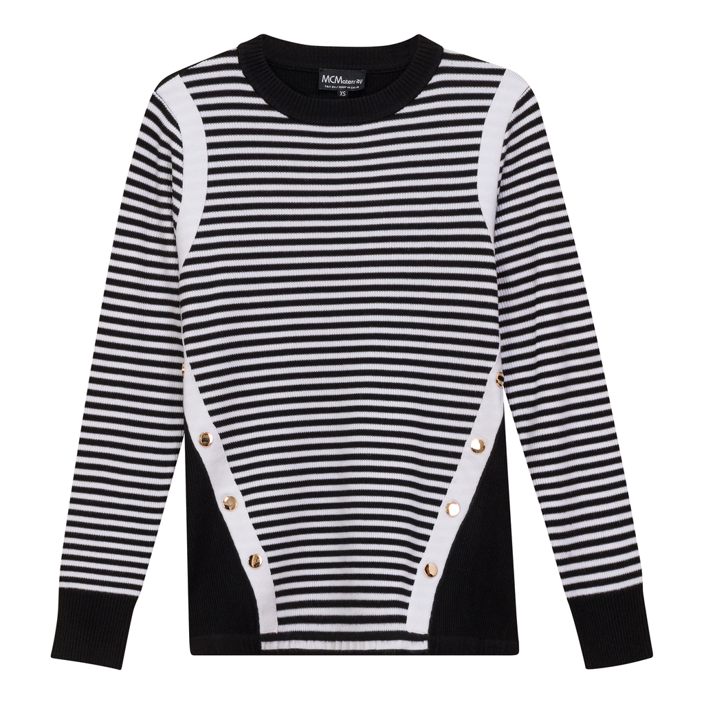 Maternity Stripped Sweater