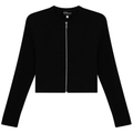 Maternity Ribbed Zip Cardigan