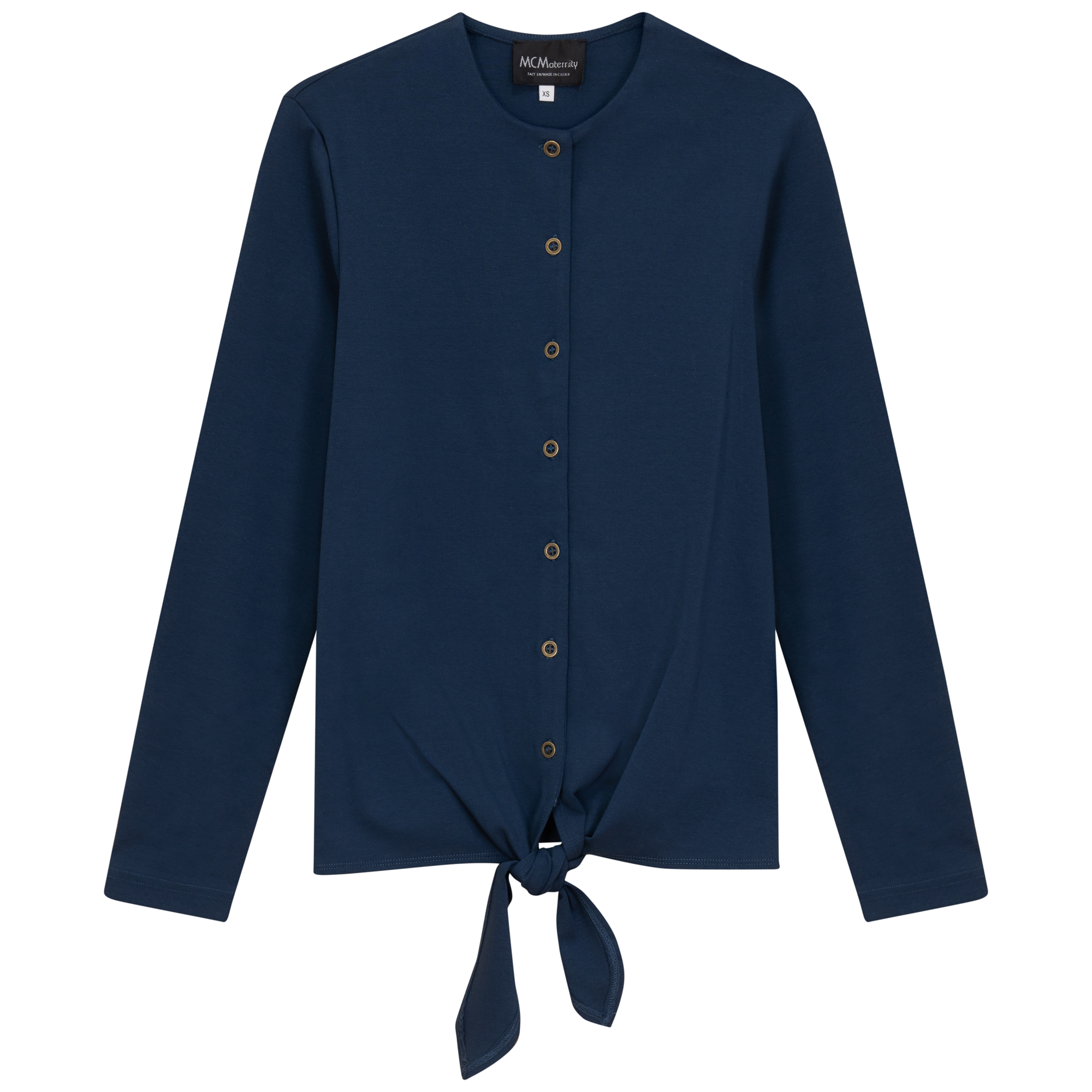 Maternity Tie Front Top