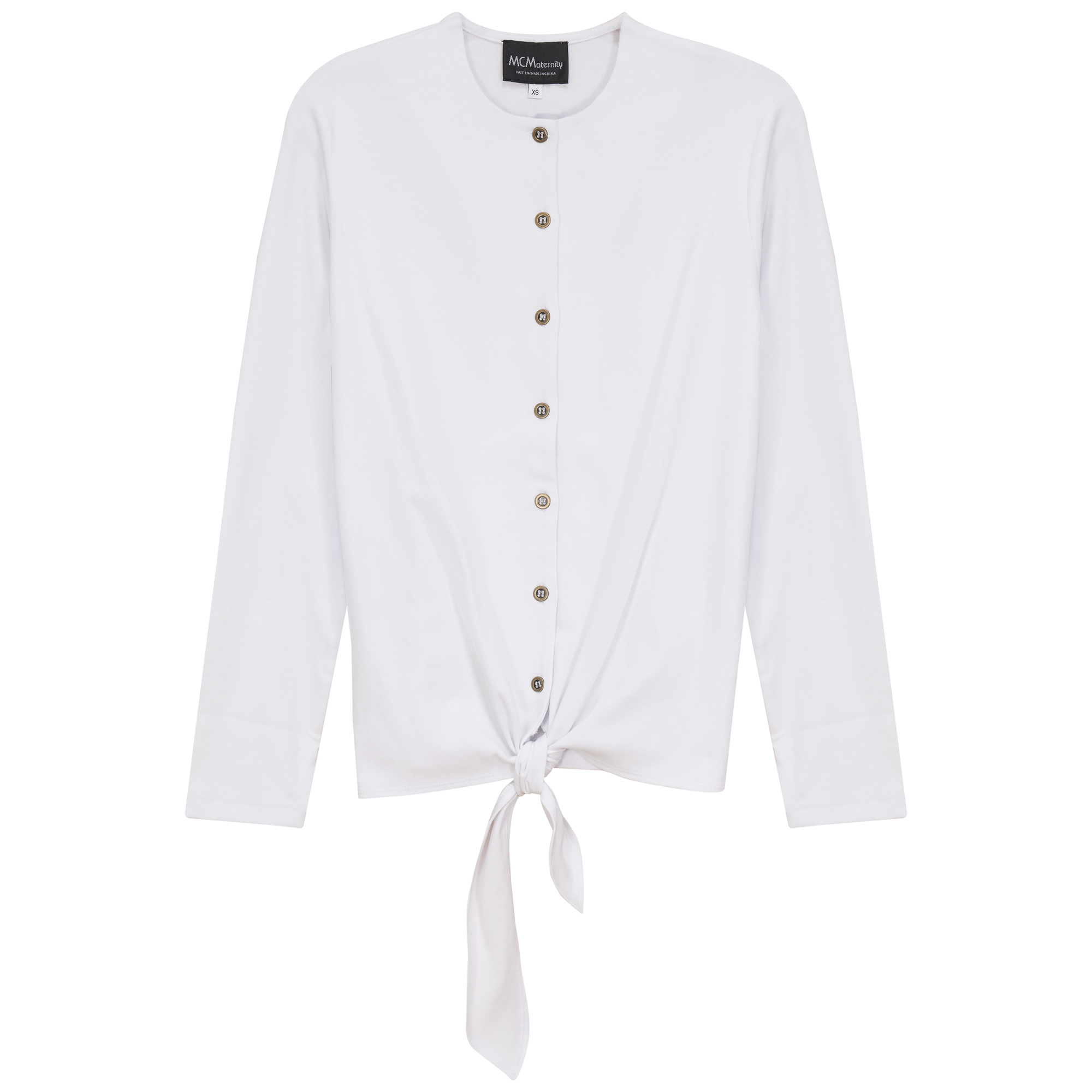 Maternity Tie Front Top