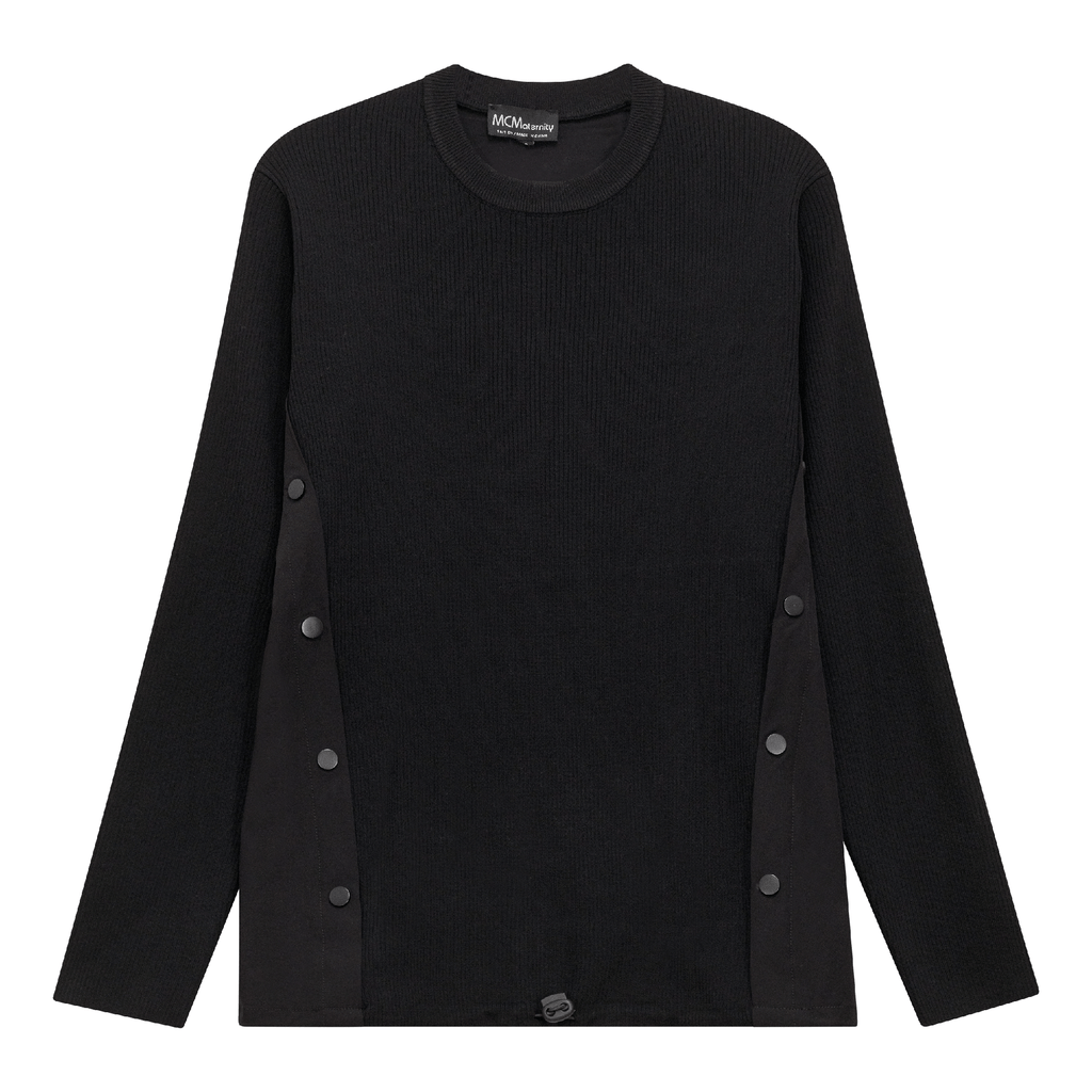 Ribbed Knit Maternity Combo Sweater