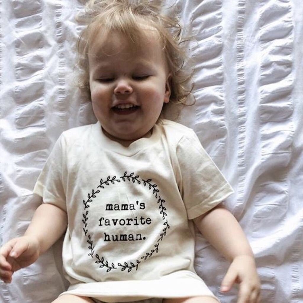 Mamas Favorite Human Organic Kids T-shirt