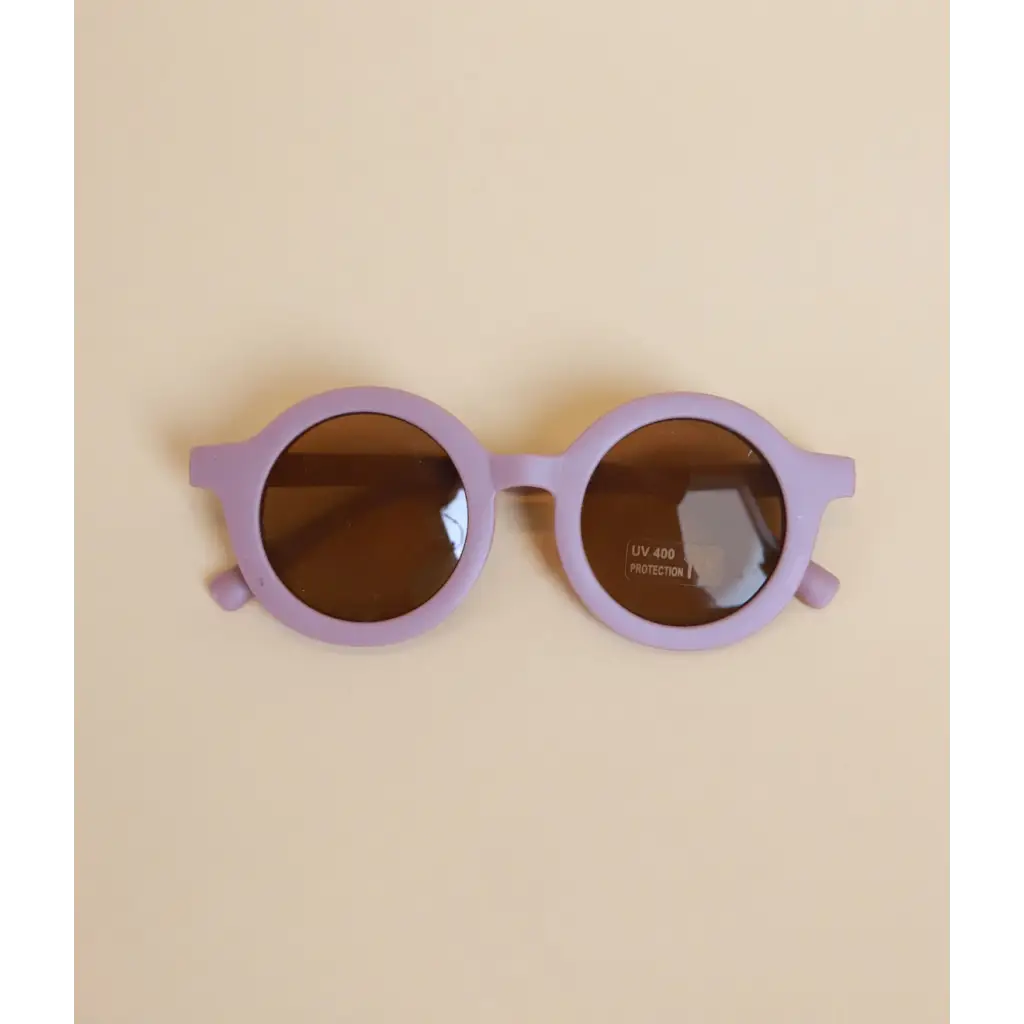 Toddler/Baby Round Retro Sunglasses, UV400 | Sky Blue